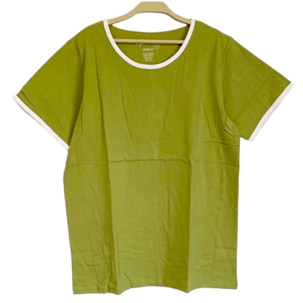 NEW! June & January Avocado ringer tee Women’s Large